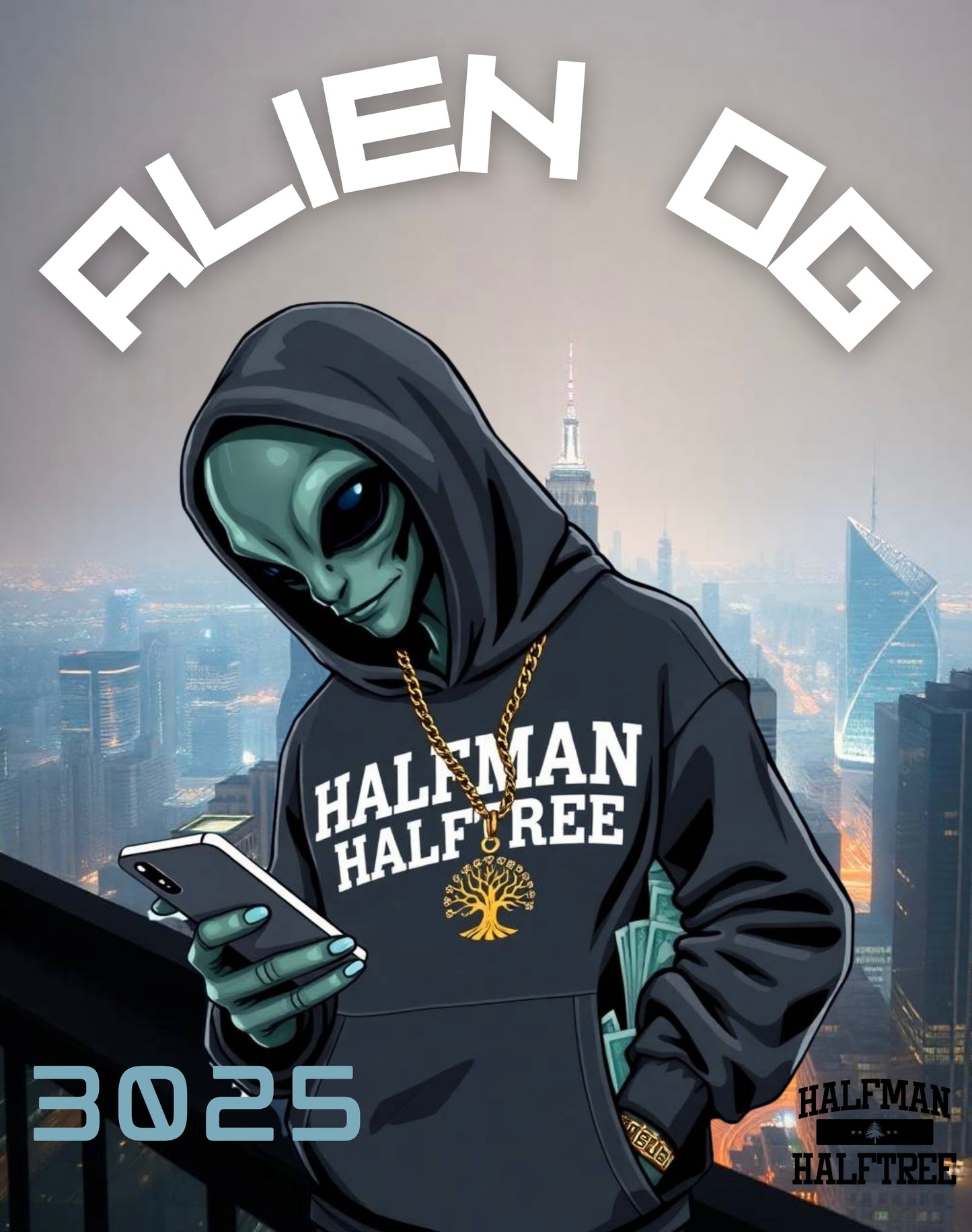 THE ALIEN OG Matte Vertical Poster