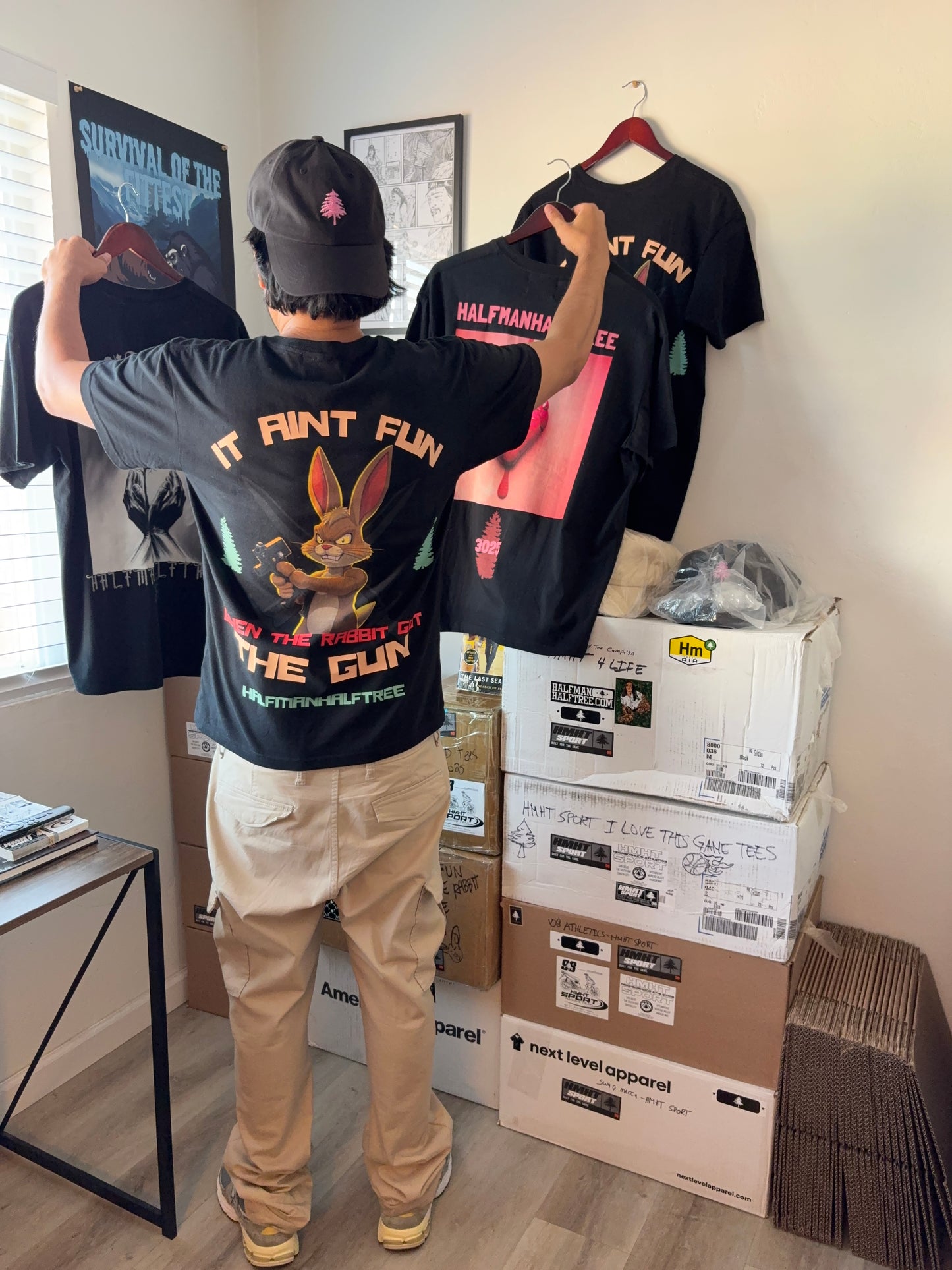 3025 IT AIN’T FUN WHEN THE RABBIT TEE