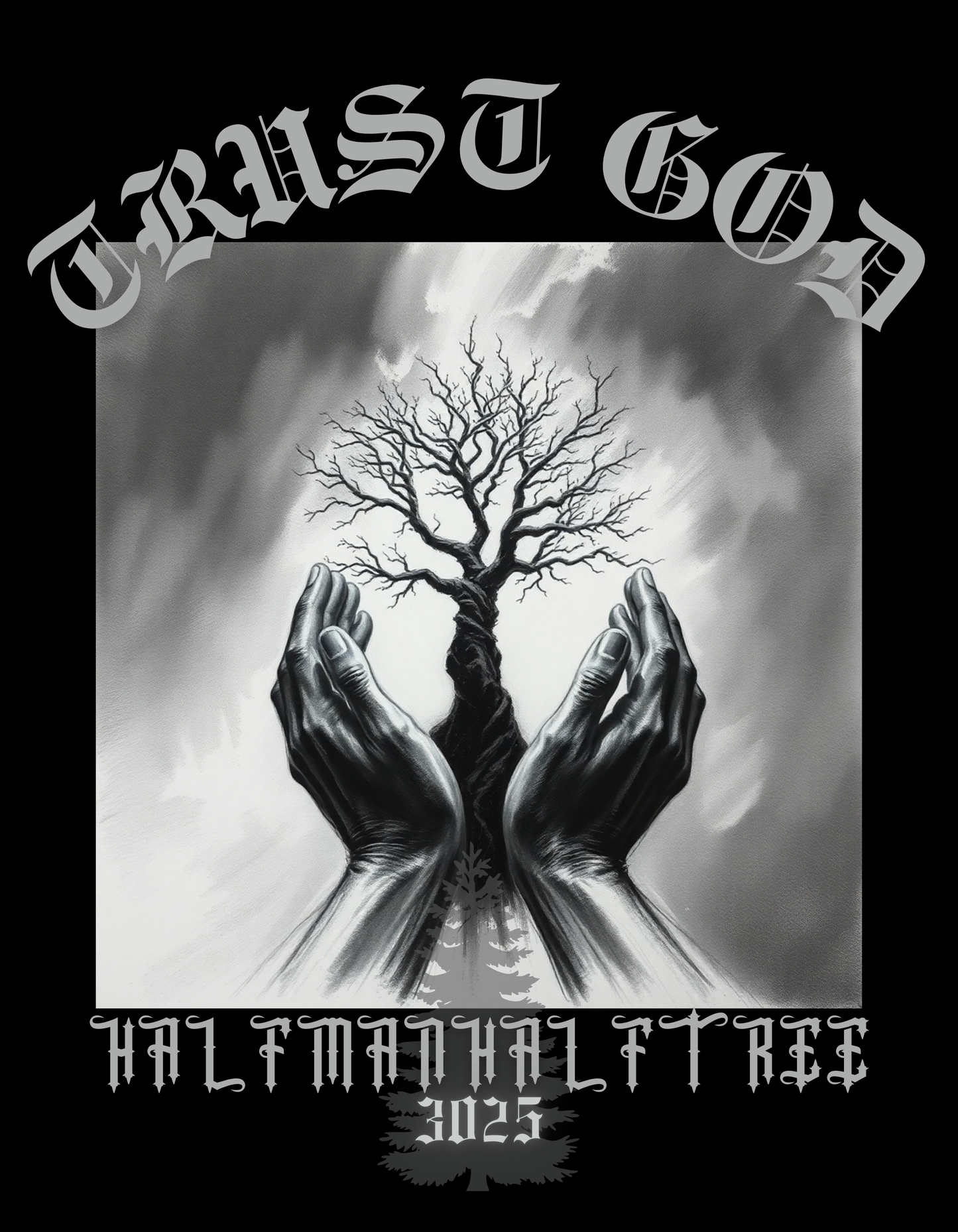 TRUST GOD Matte Vertical Poster