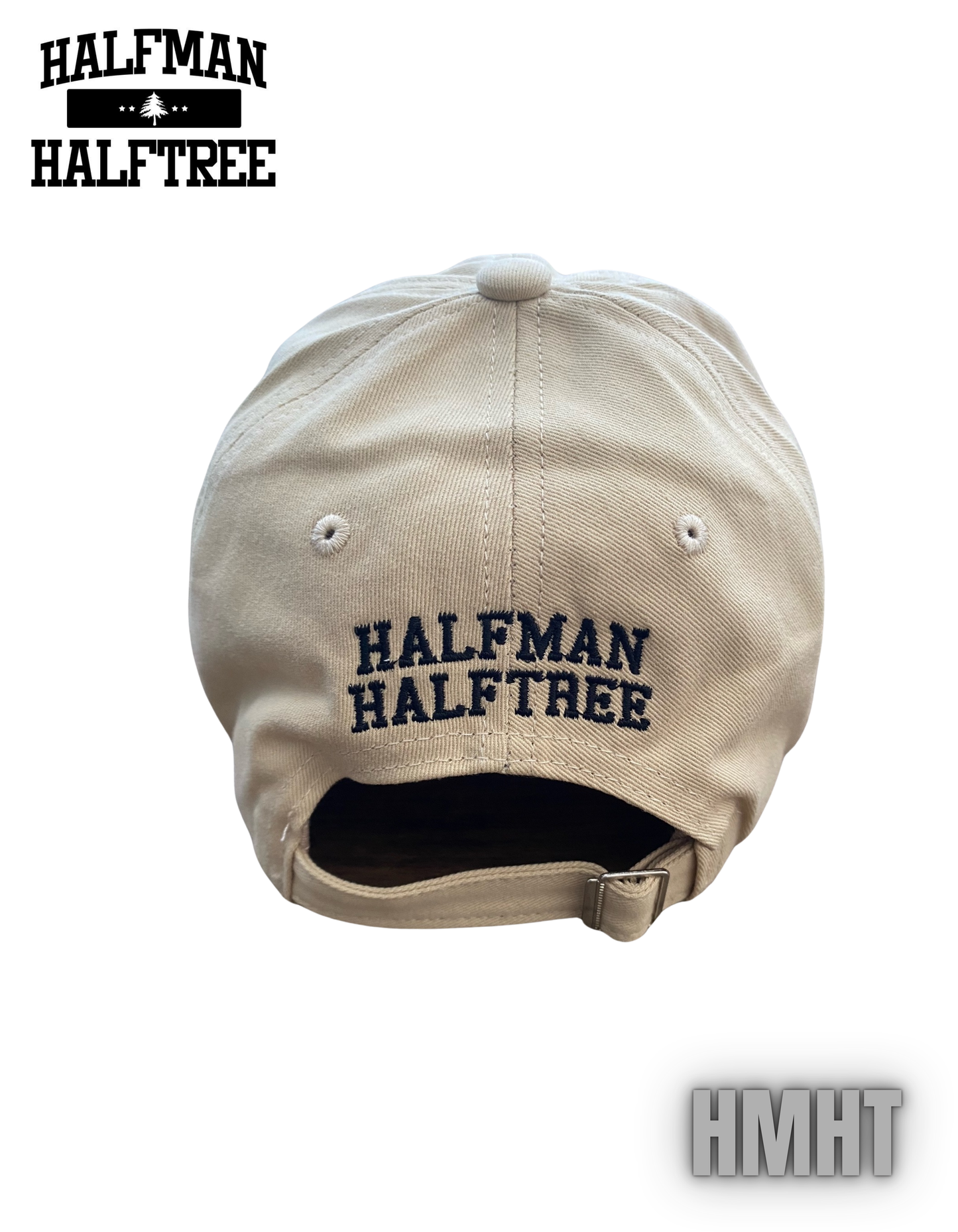 HMHT EMBROIDERED DAD HAT TAN/BLACK COLORWAY