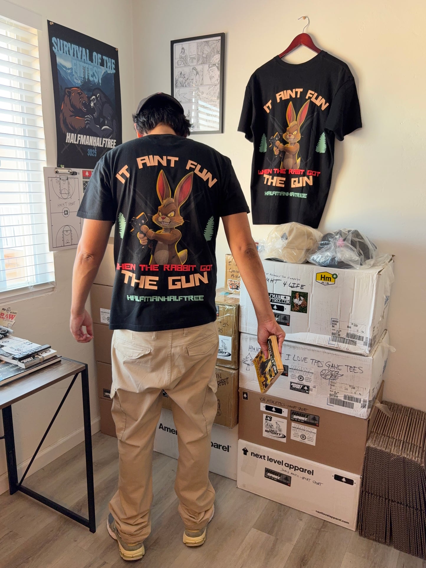 3025 IT AIN’T FUN WHEN THE RABBIT TEE