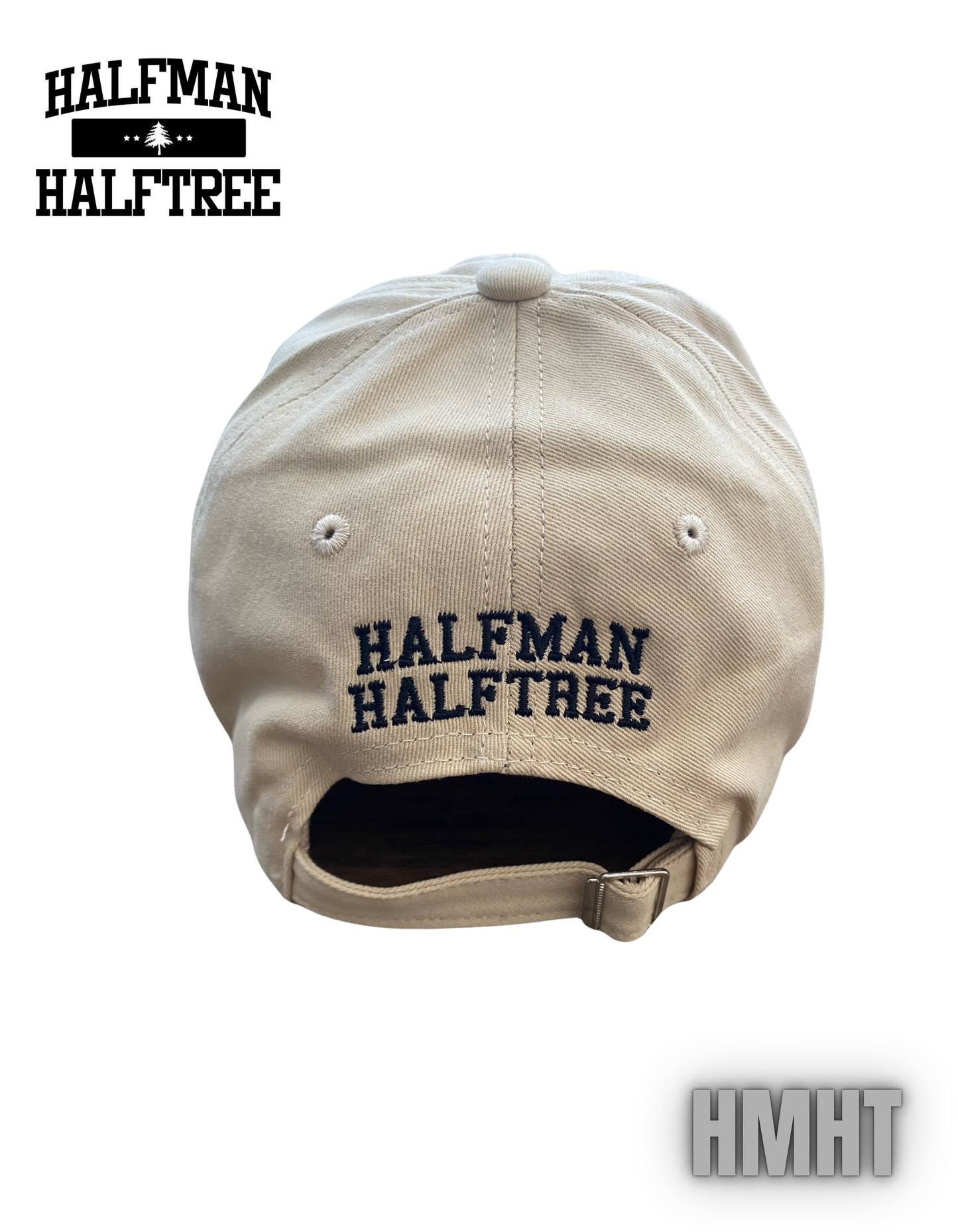 HMHT EMBROIDERED DAD HAT TAN/BLACK