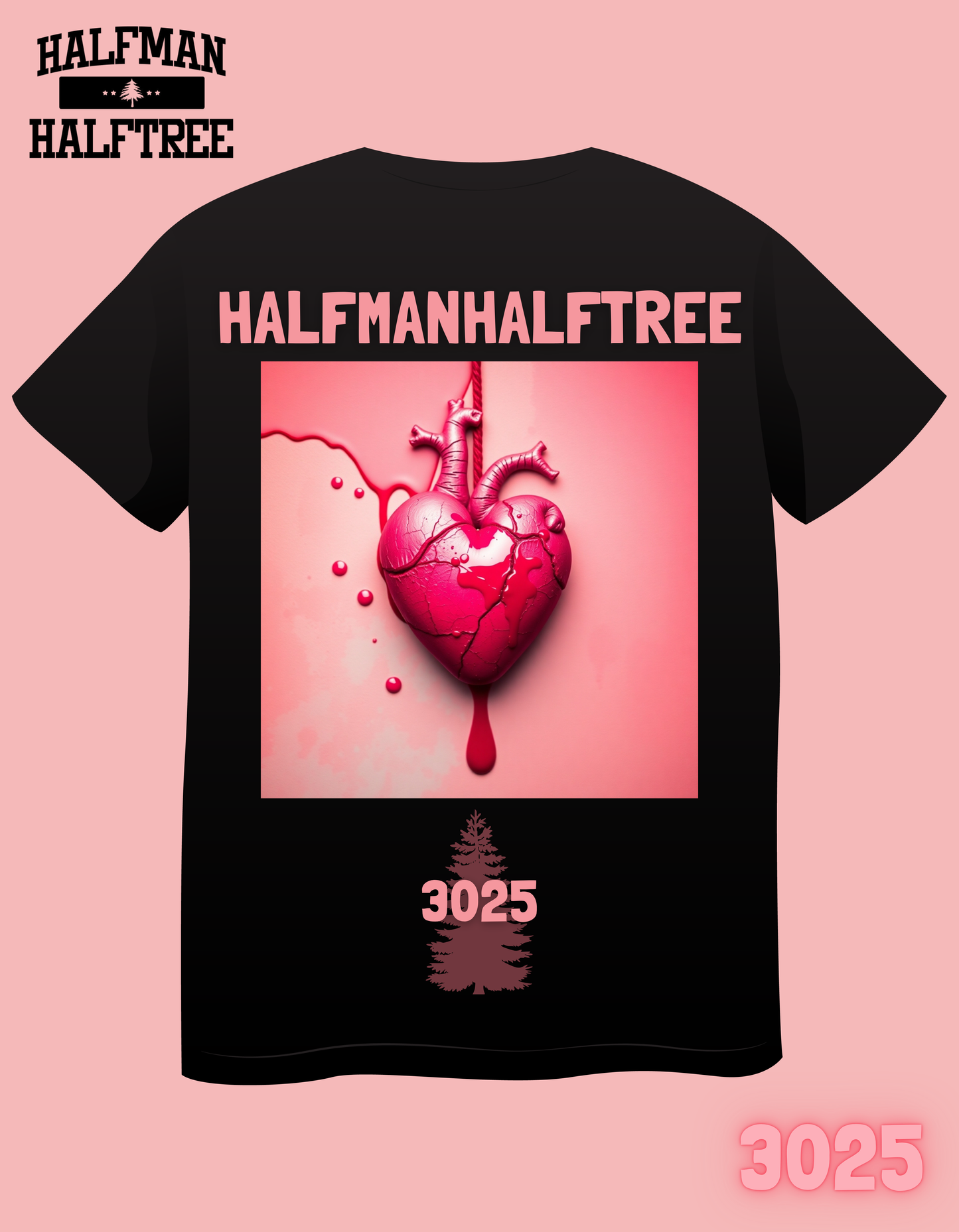 3025 VALENTINE'S HEART TEE