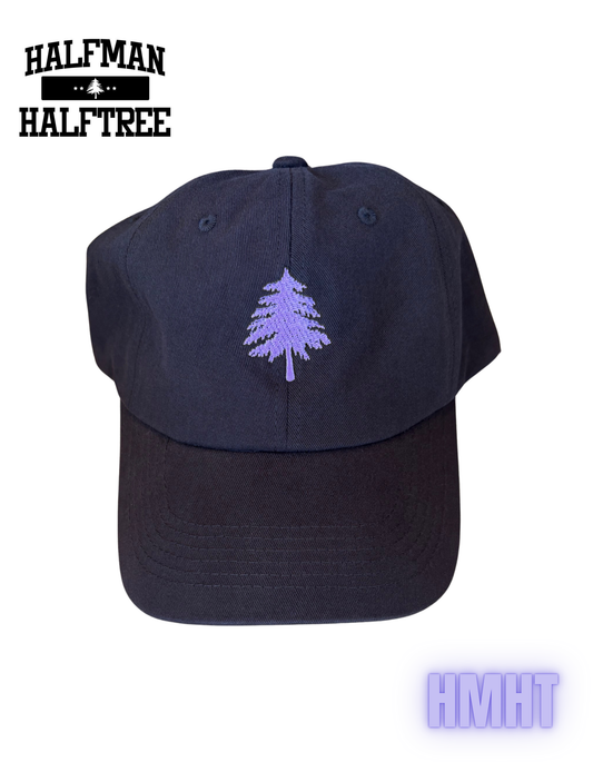 HMHT EMBROIDERED DAD HAT BLACK/PURPLE