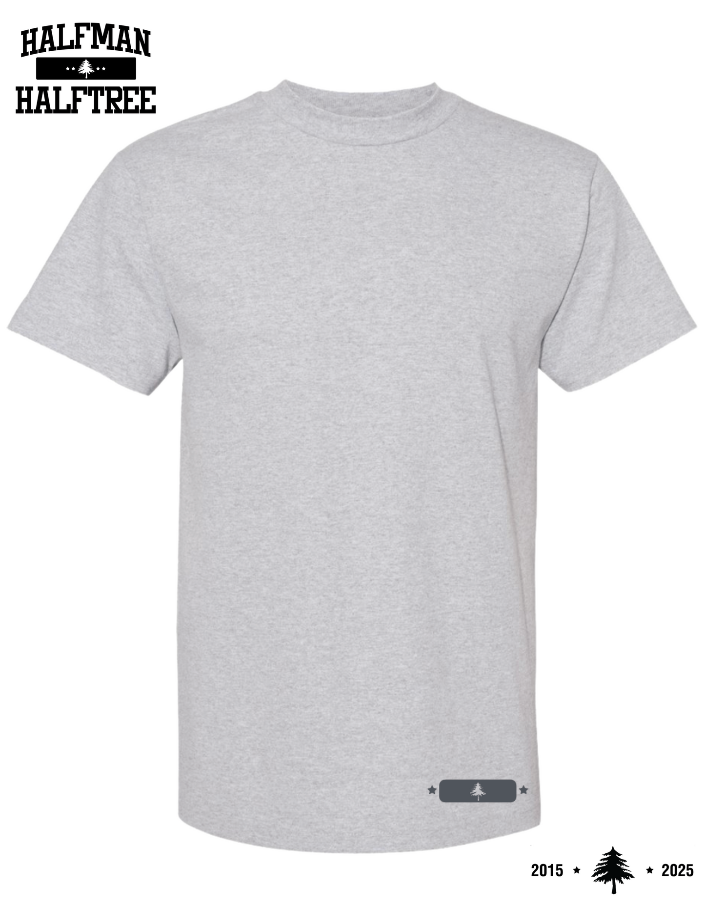 10 YEAR ANNIVERSARY CAMPAIGN TEE HEATHER GREY/WHITE COLORWAY