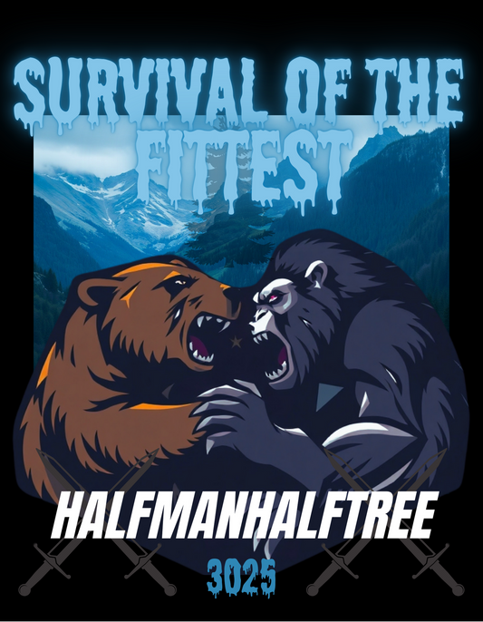 SURVIVAL OF THE FITTEST Matte Vertical Poster