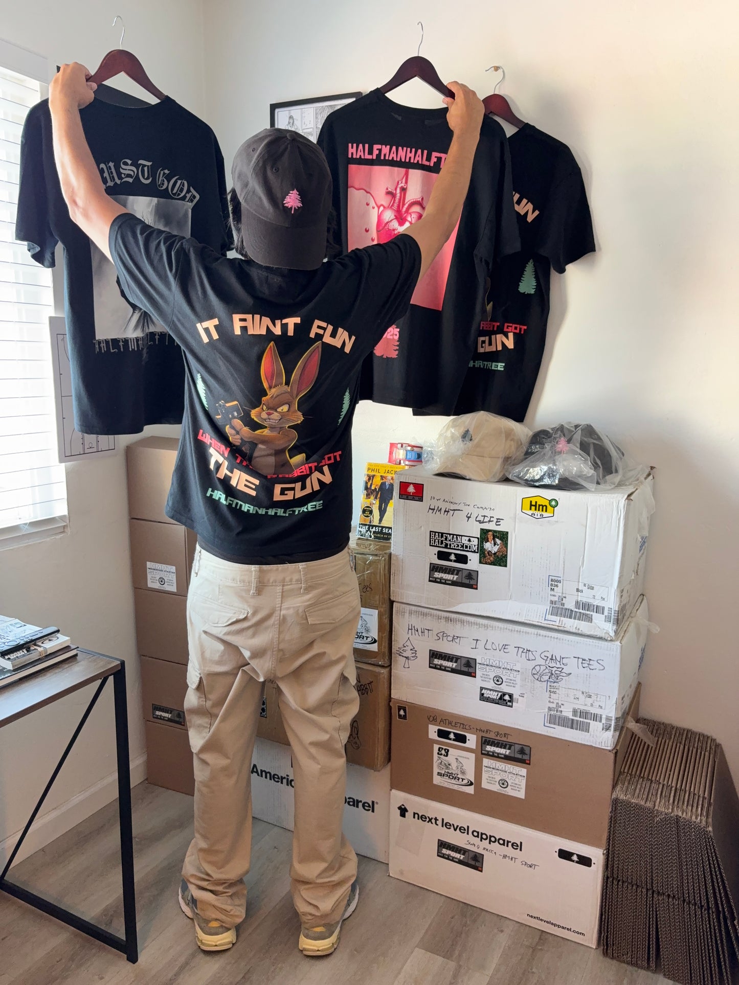 3025 IT AIN’T FUN WHEN THE RABBIT TEE