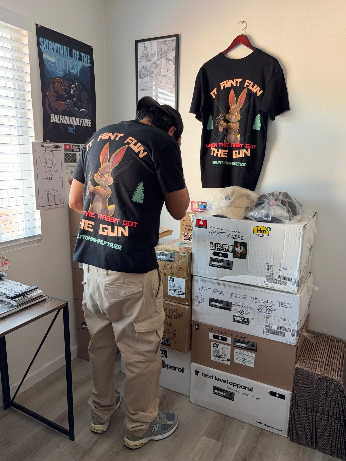 3025 IT AIN’T FUN WHEN THE RABBIT TEE