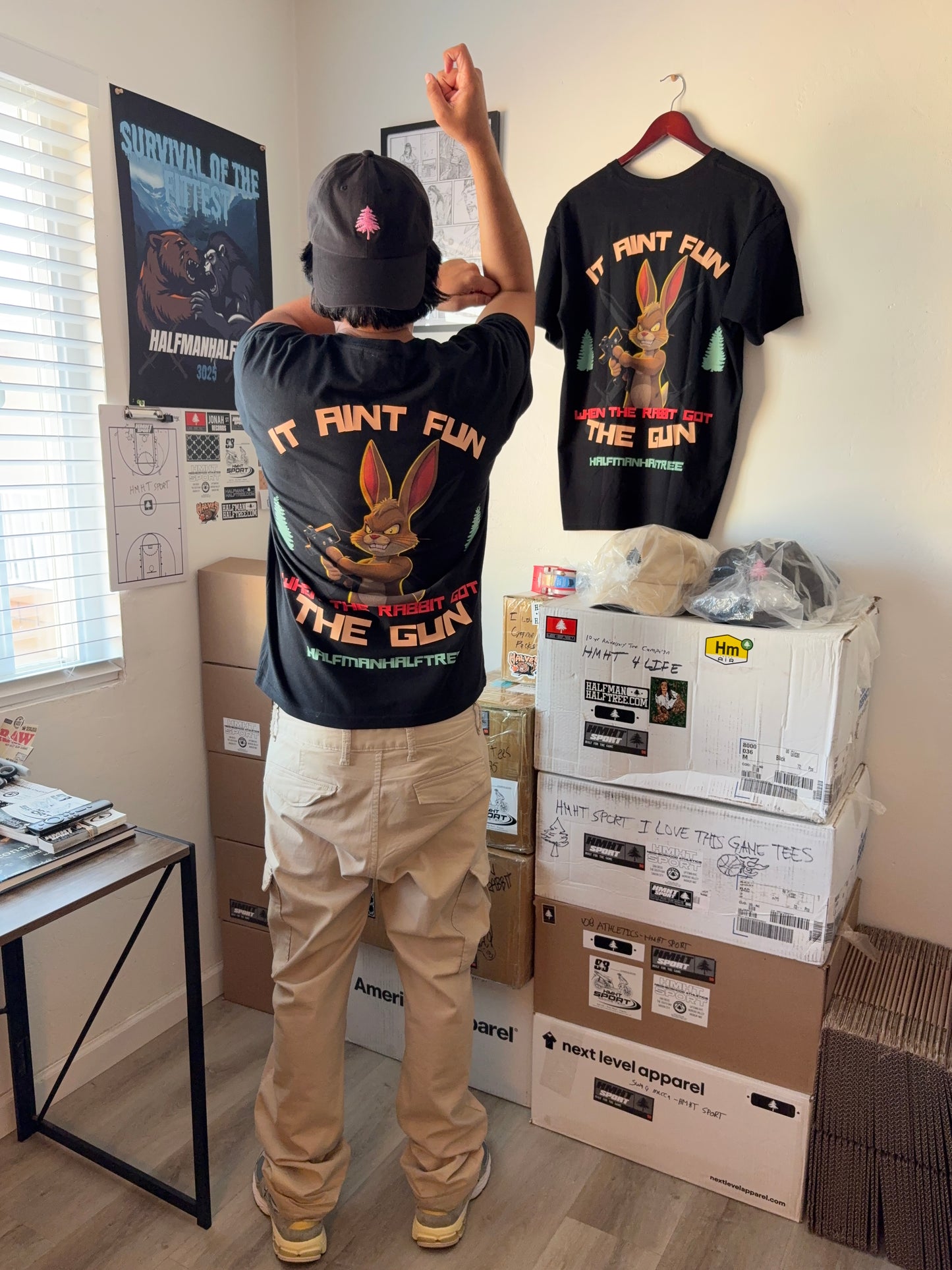 3025 IT AIN’T FUN WHEN THE RABBIT TEE