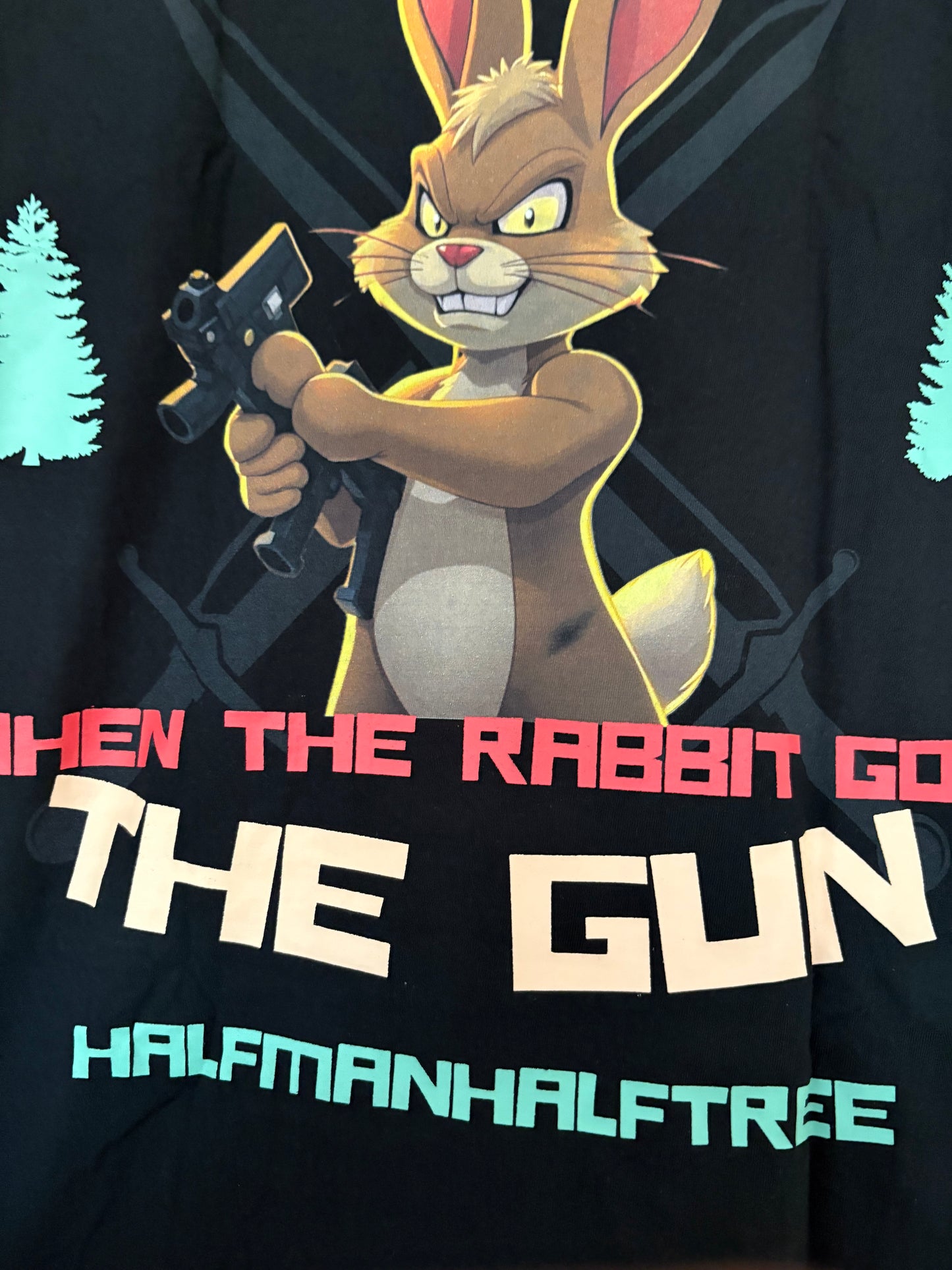 3025 IT AIN’T FUN WHEN THE RABBIT TEE