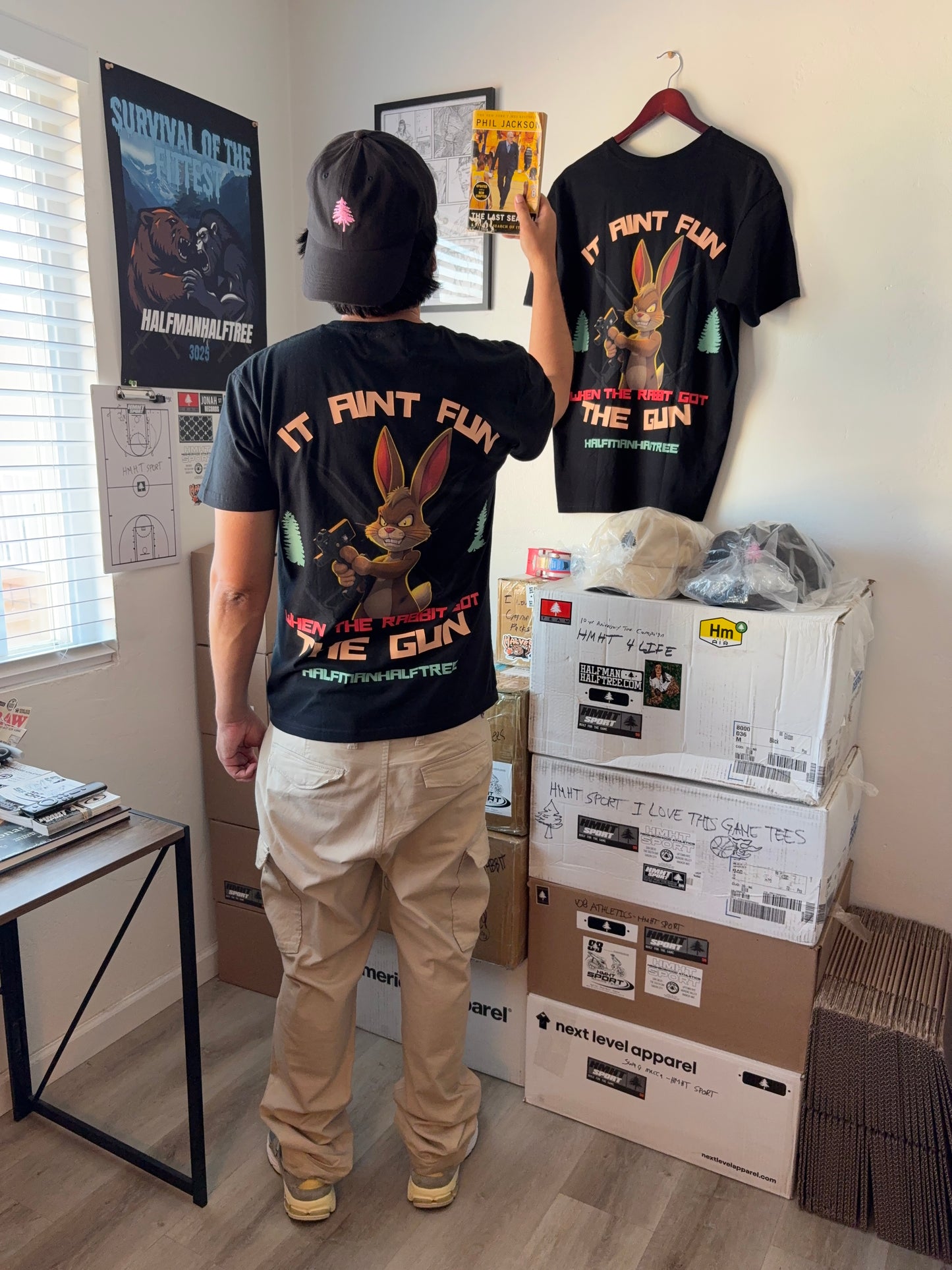 3025 IT AIN’T FUN WHEN THE RABBIT TEE